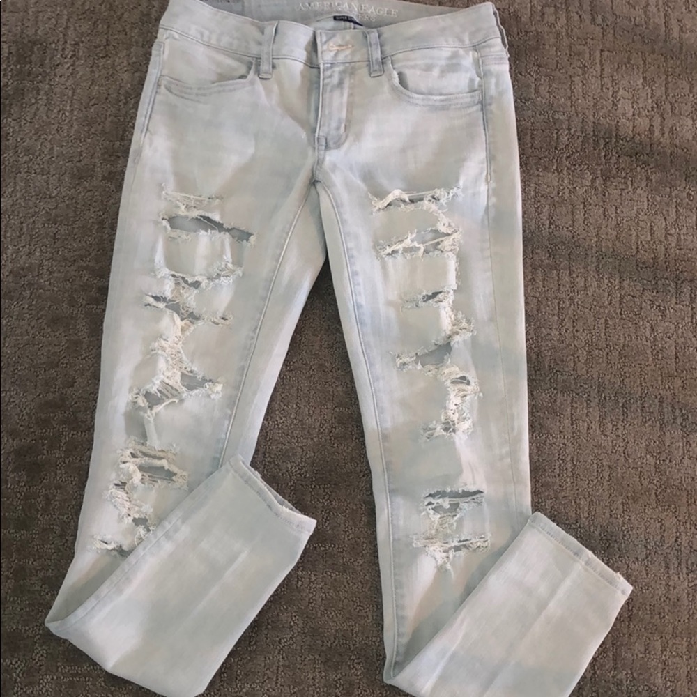 American eagle super low rise jegging